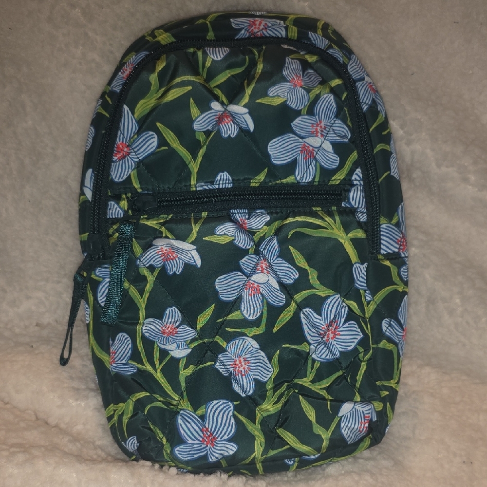 Vera Bradley Green Floral Crossbody Bag